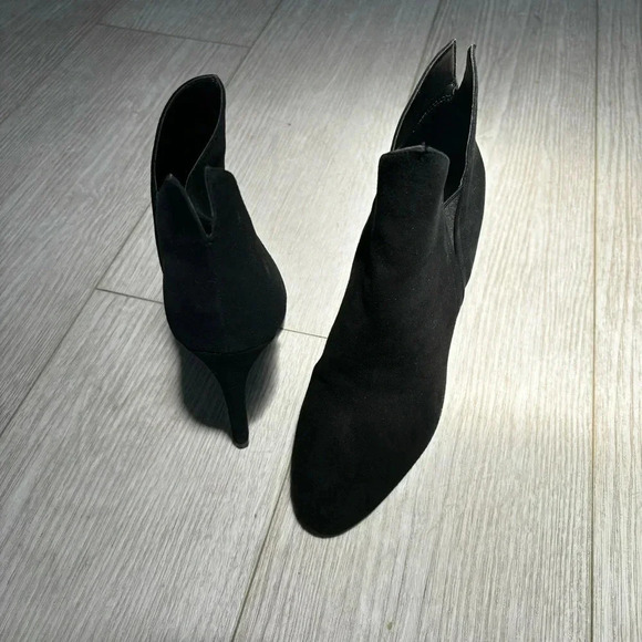 Kendall & Kylie Madison Stiletto Boots Booties Suede pointed Black 7 - Picture 10 of 12